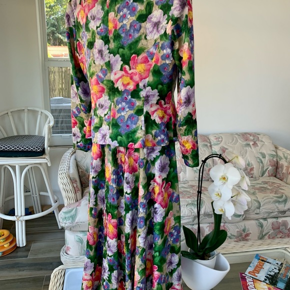 Adrianna Papell silk skirt and jacket - Picture 4 of 6